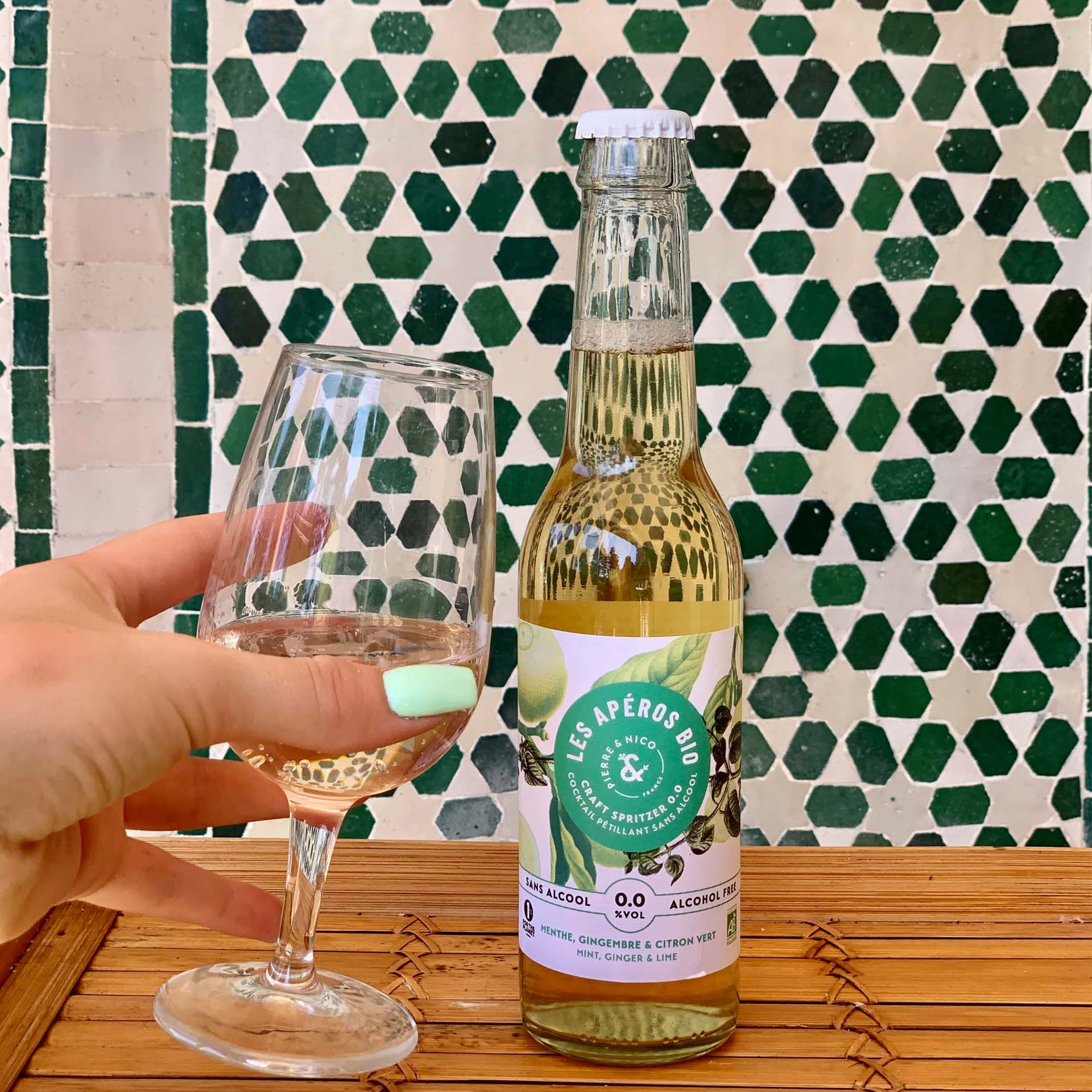 Cocktail sans alcool BIO Menthe, Gingembre & Citron vert - Les Aperos Bio