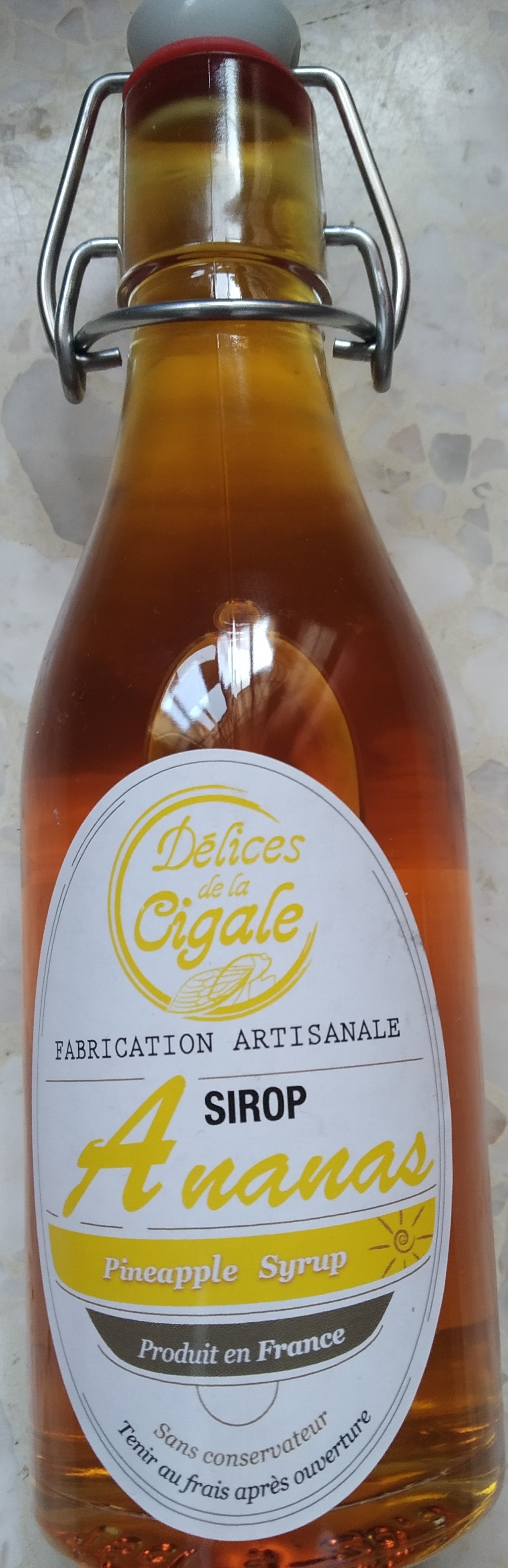 Sirop artisanal d Ananas