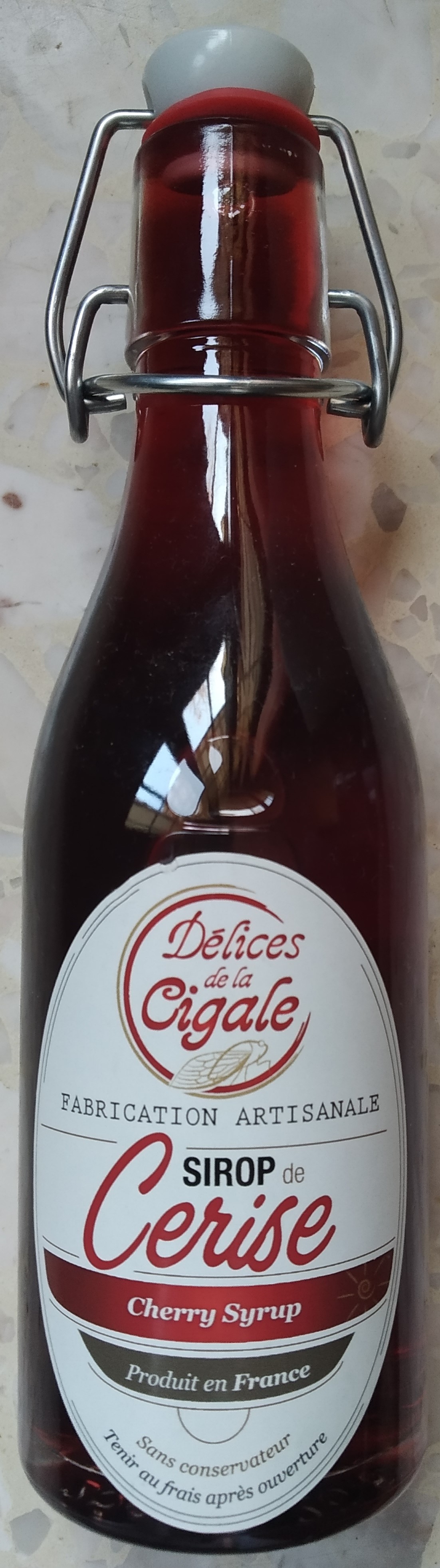 Sirop artisanal de Cerise