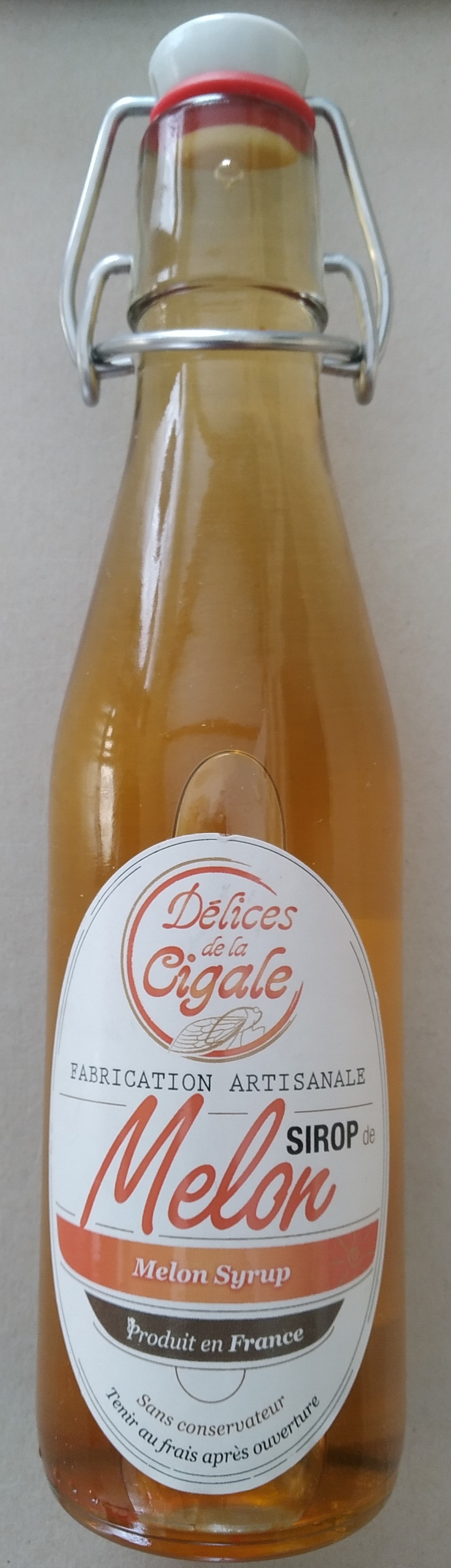Sirop artisanal de Melon