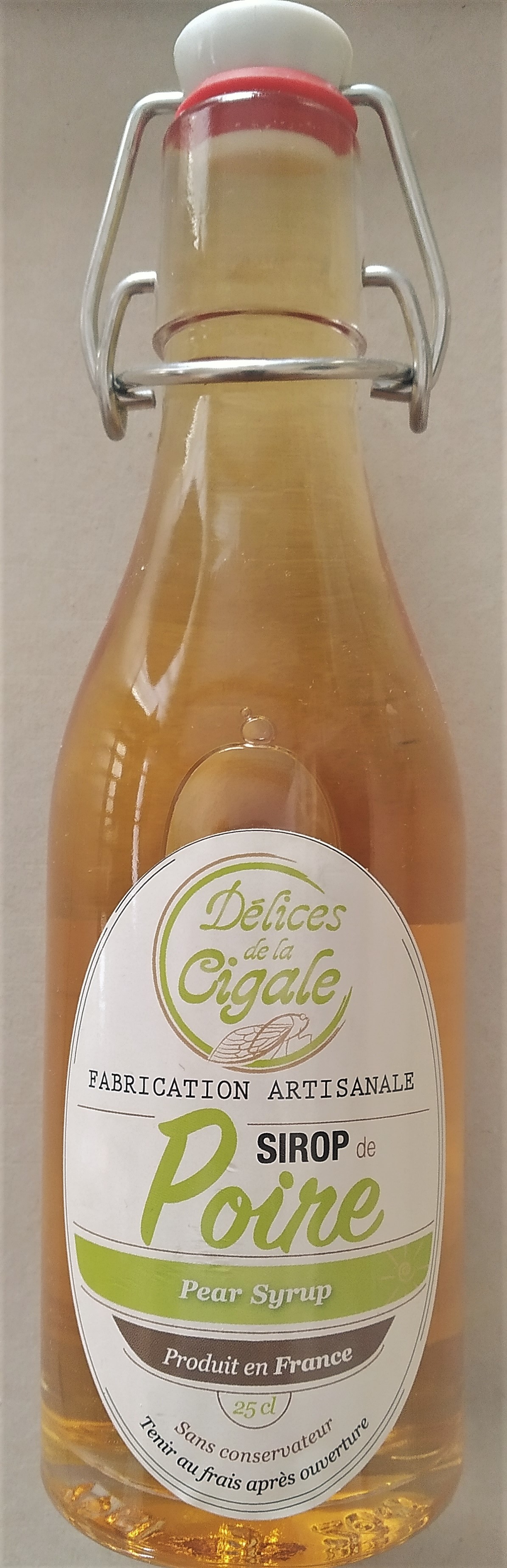 Sirop artisanal de Poire