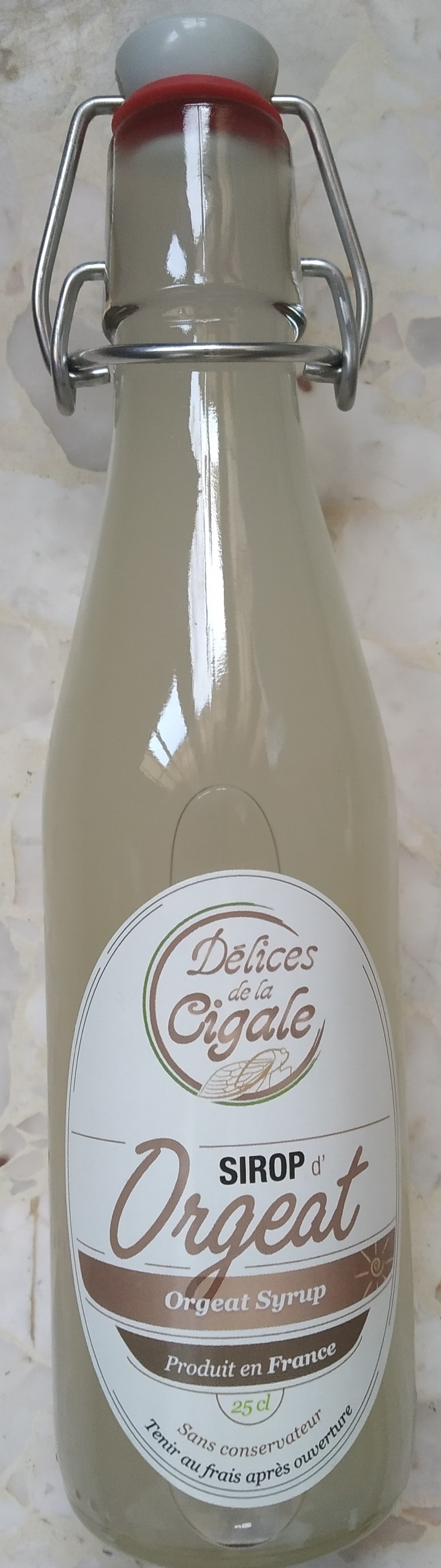 Sirop artisanal d Orgeat