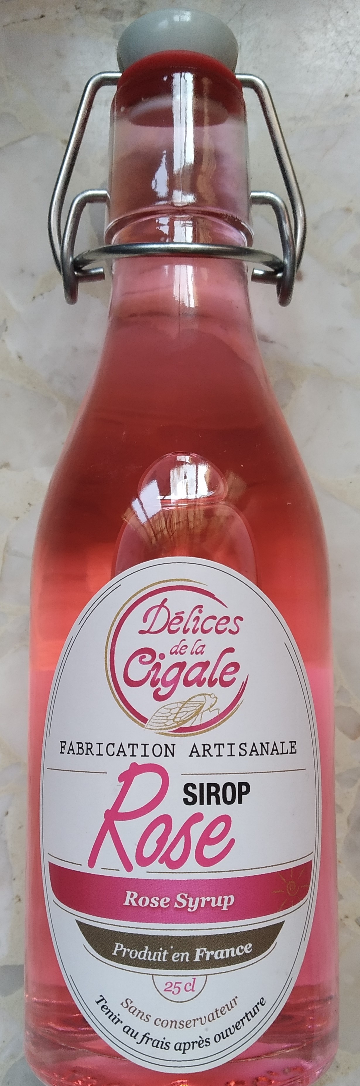 Sirop artisanal de Rose