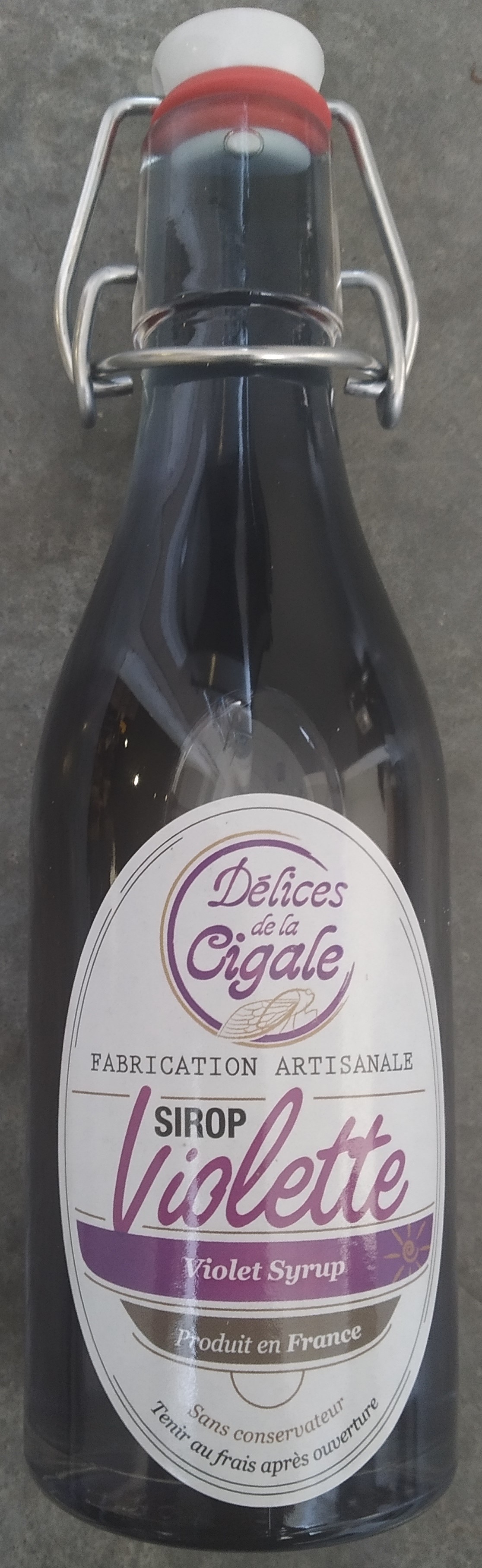 Sirop artisanal de Violette