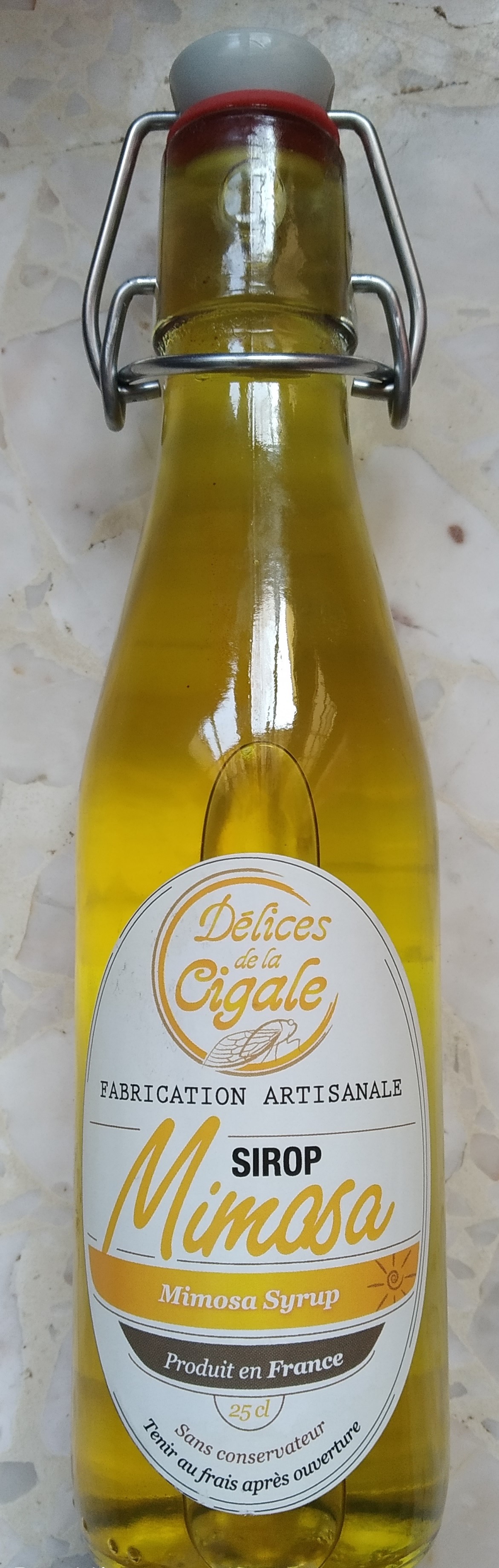 Sirop artisanal de Mimosa