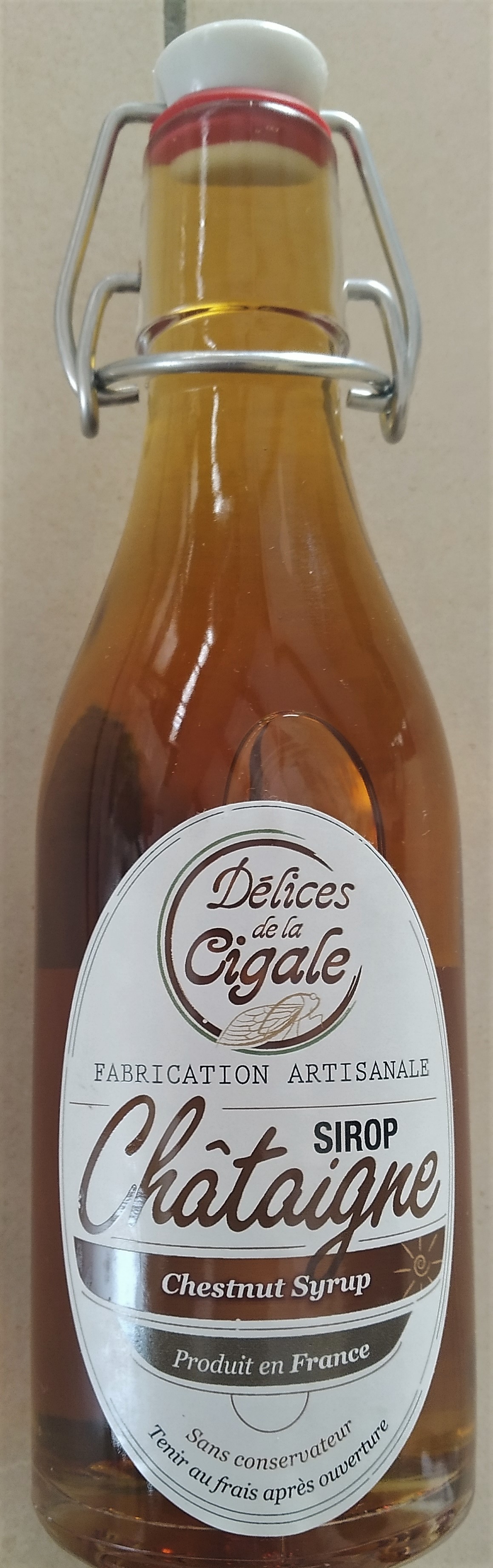 Sirop artisanal de Chataigne