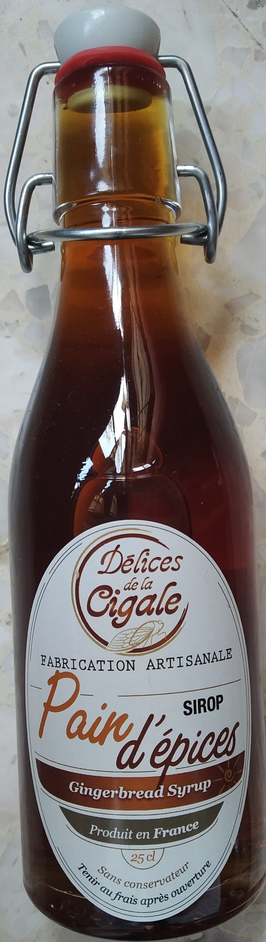 Sirop artisanal de Pain d Epices