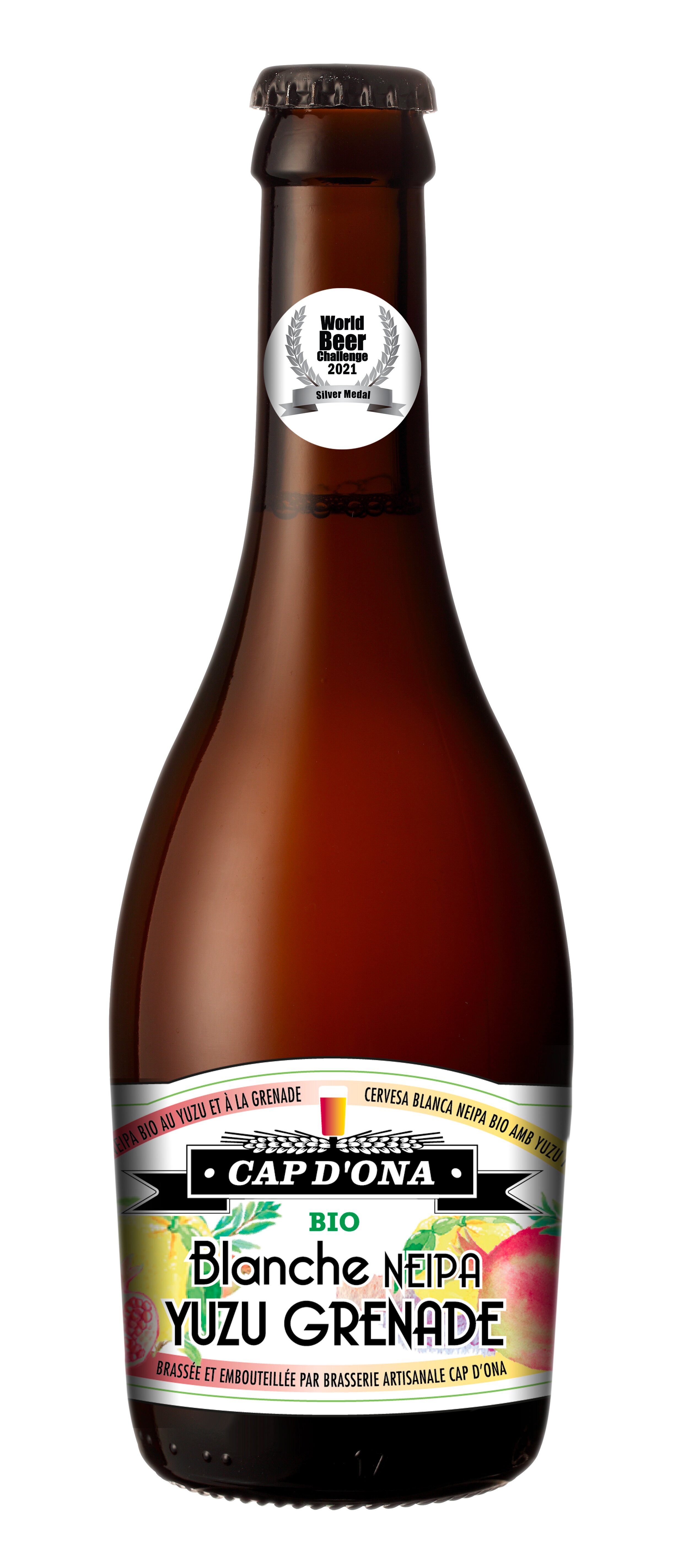 BIERE CAP D ONA Blanche Neipa Bio Yuzu Grenade