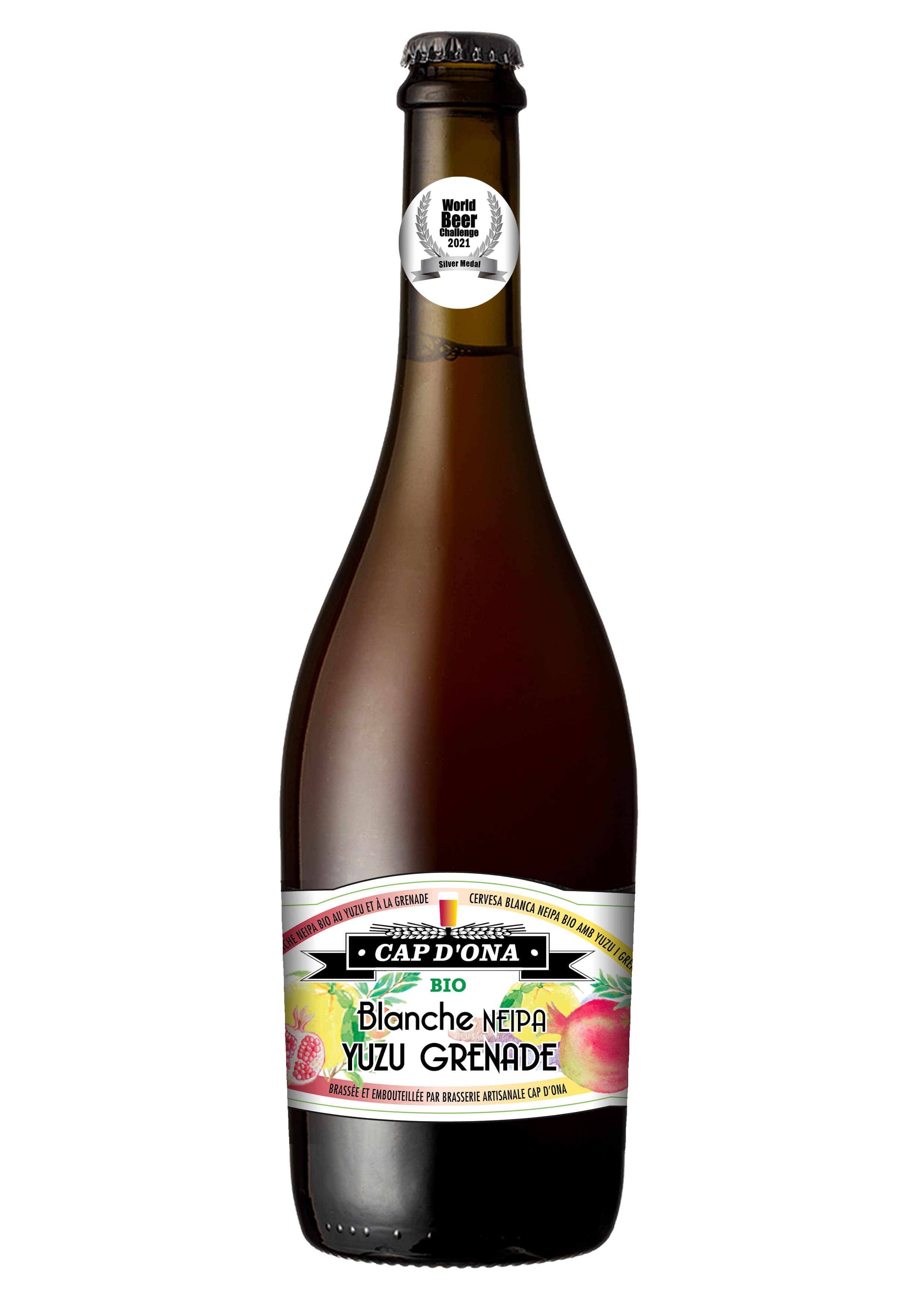 BIERE CAP D ONA Blanche Neipa Bio Yuzu Grenade