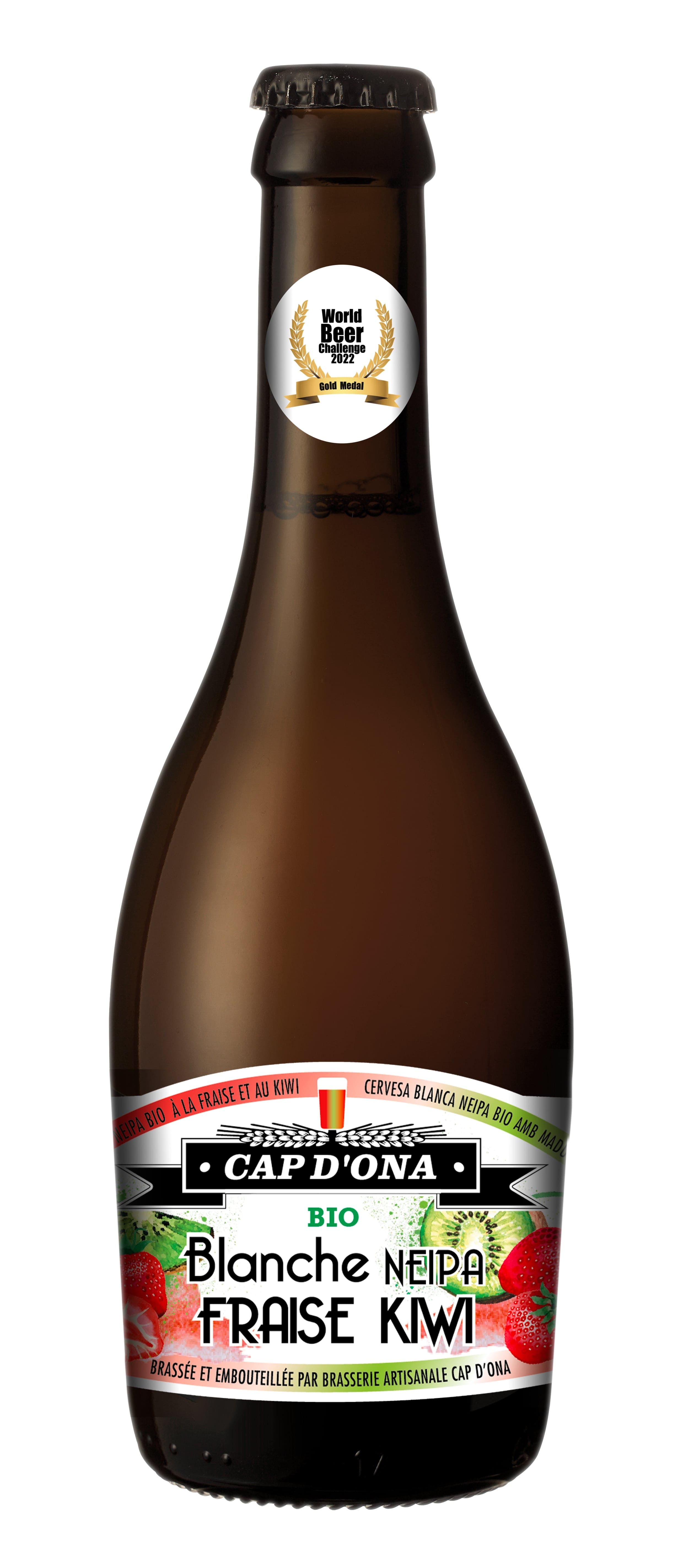 BIERE CAP D ONA Blanche Neipa Fraise Kiwi