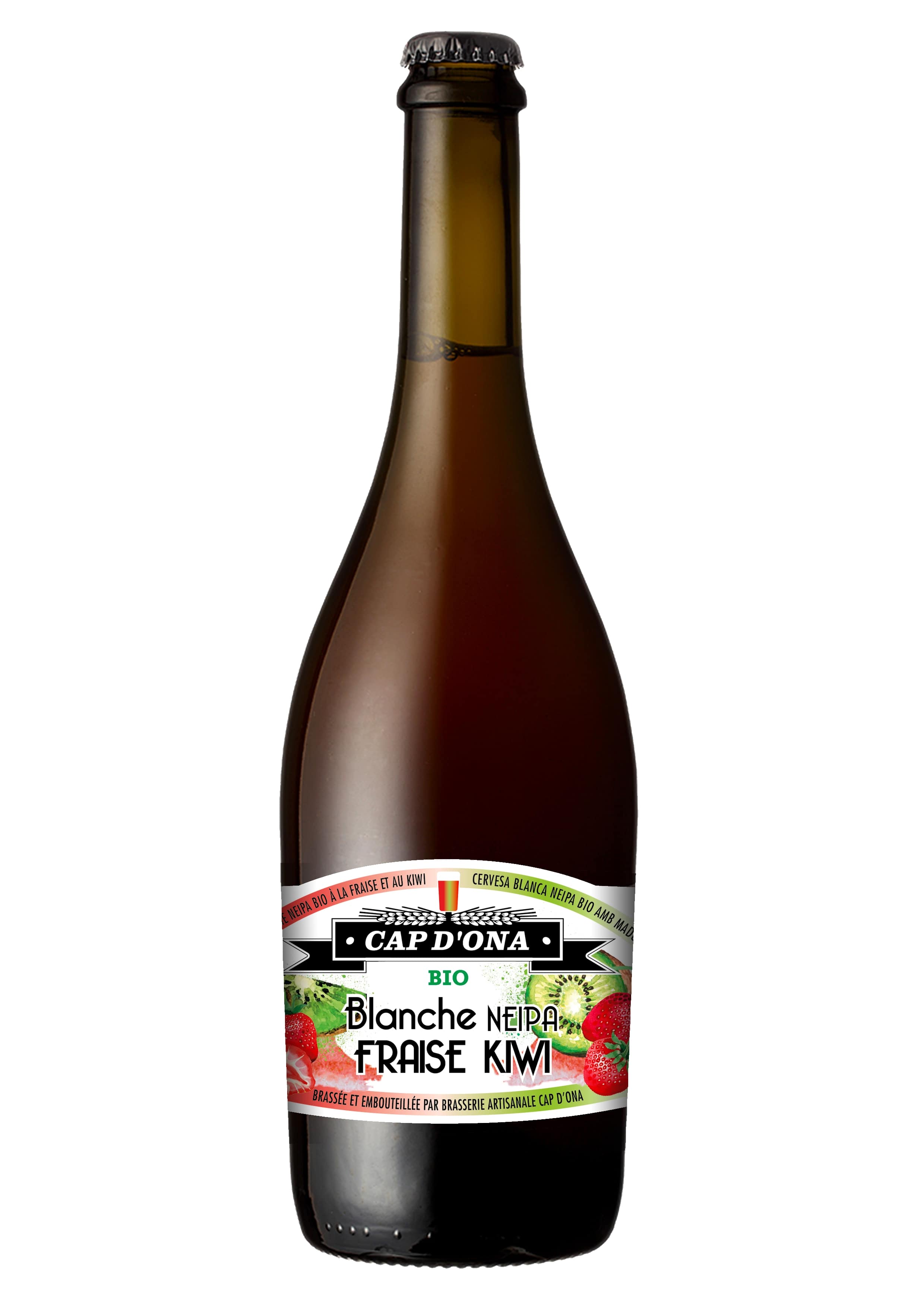 BIERE CAP D ONA Blanche Neipa Fraise Kiwi
