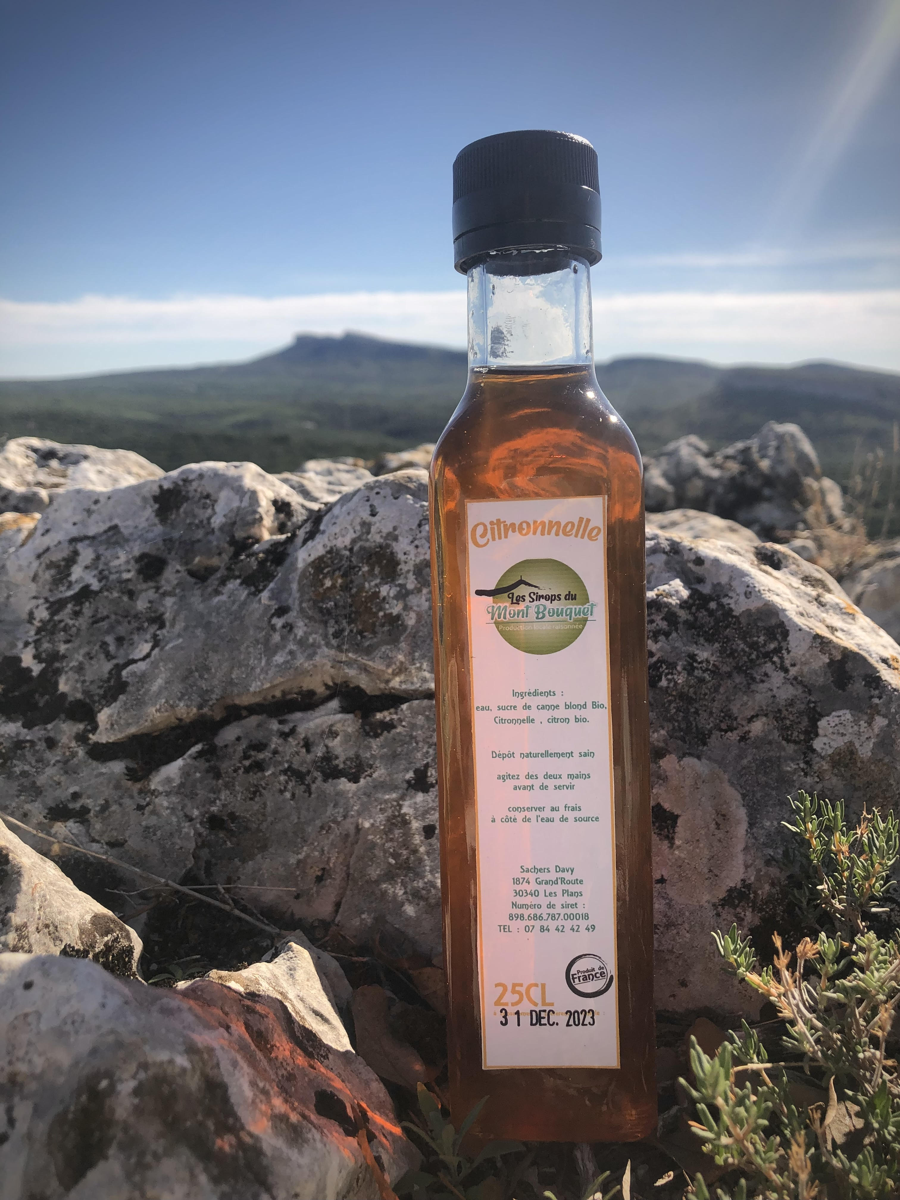 sirop de citronnelle