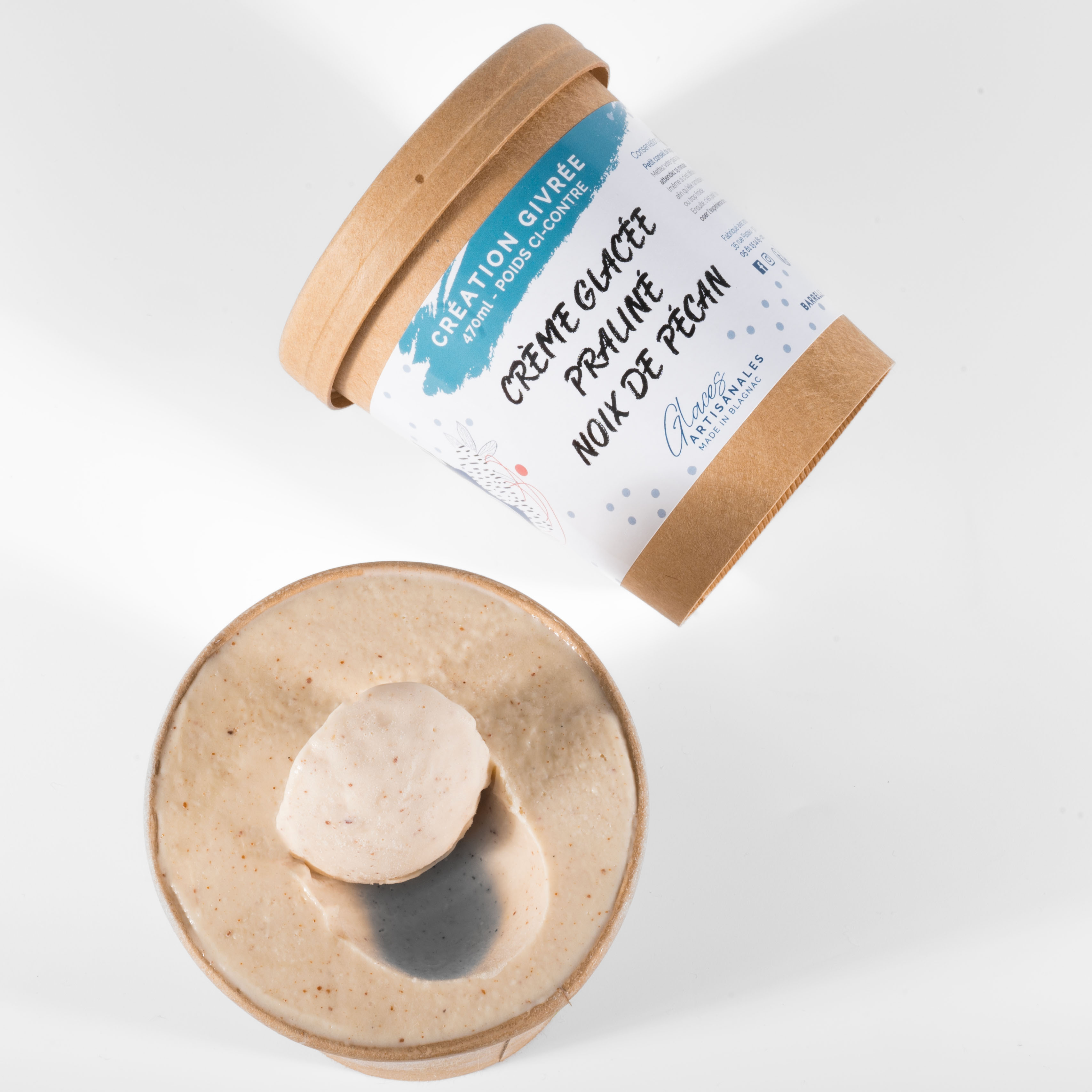 Creme glacee Praline Noix de Pecan