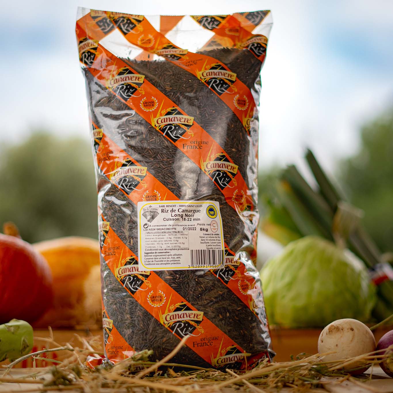 SAC 5 KG RIZ DE CAMARGUE IGP LONG NOIR