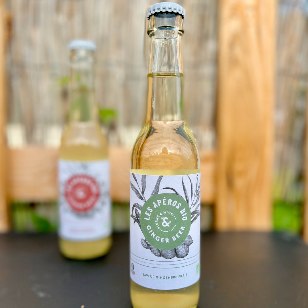 Ginger beer sans alcool BIO - Gingembre frais - Les Aperos Bio