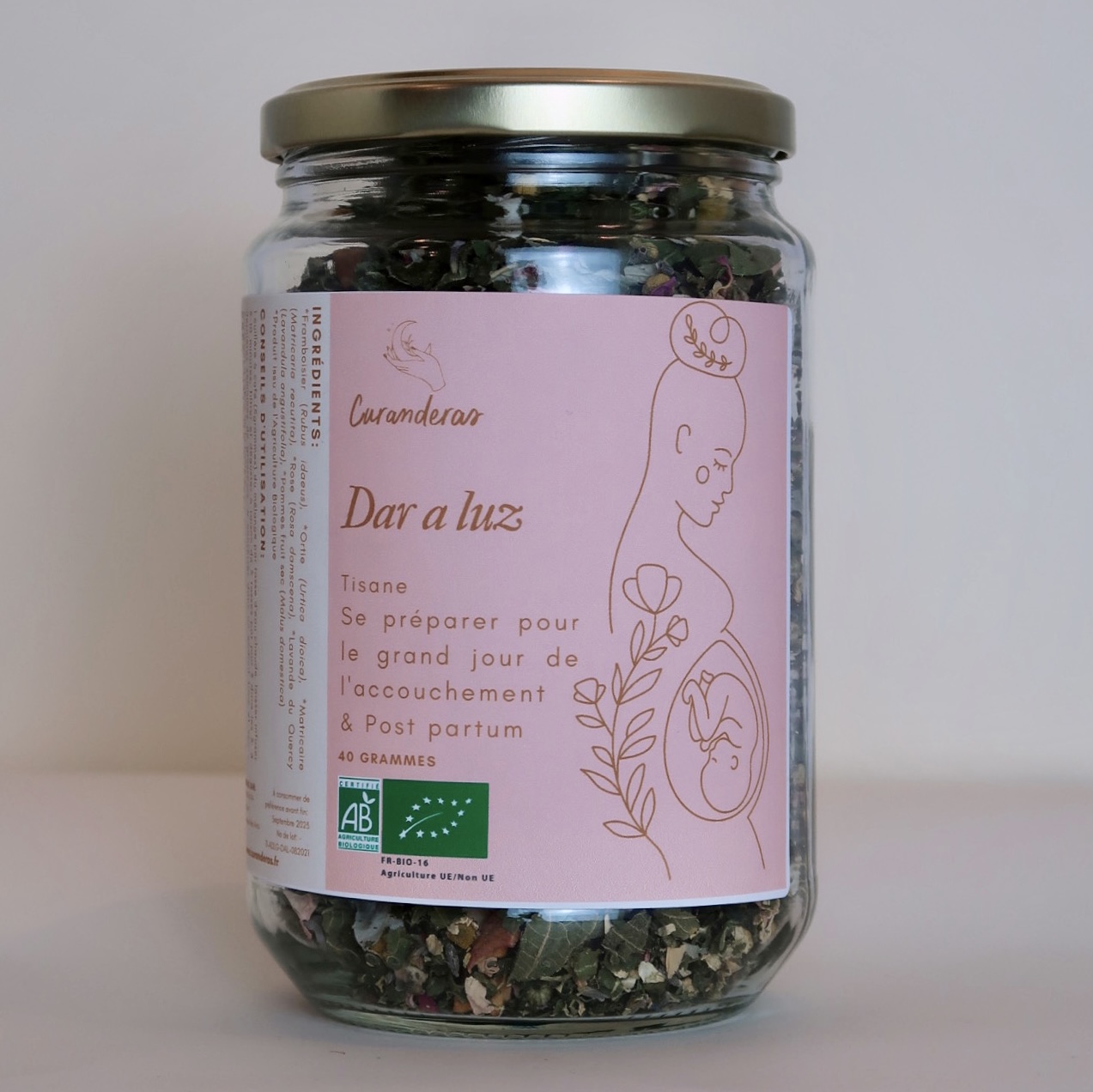 Tisane Bio Dar A Luz - Accouchement