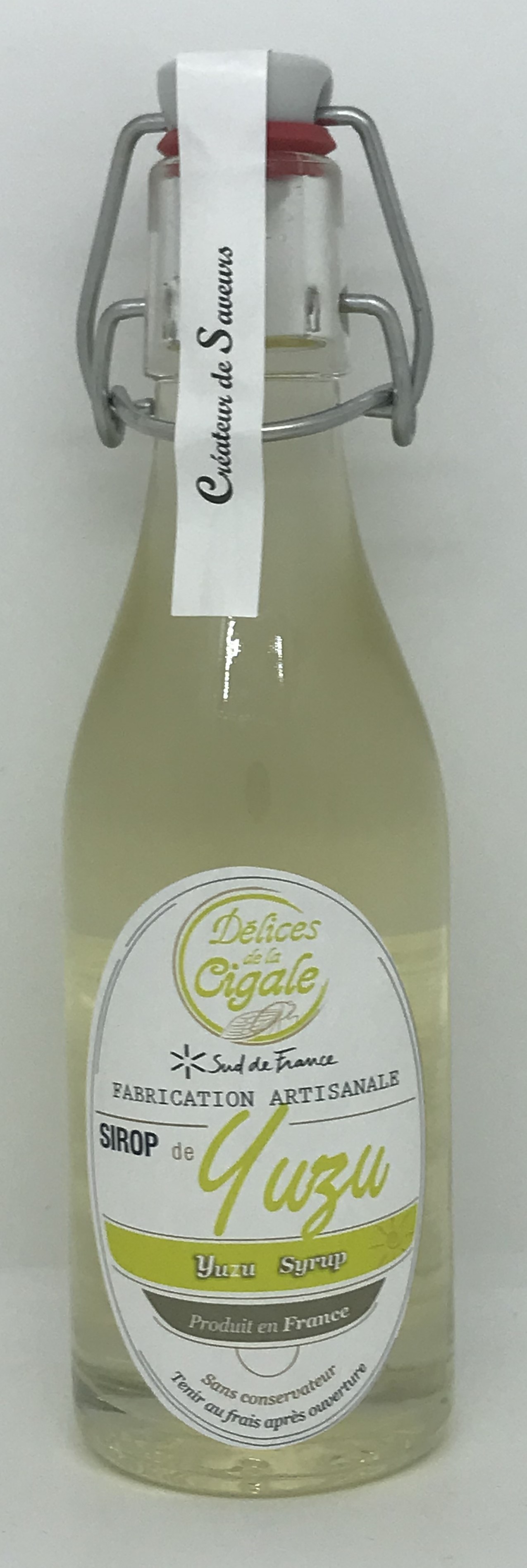 Sirop artisanal saveur Yuzu