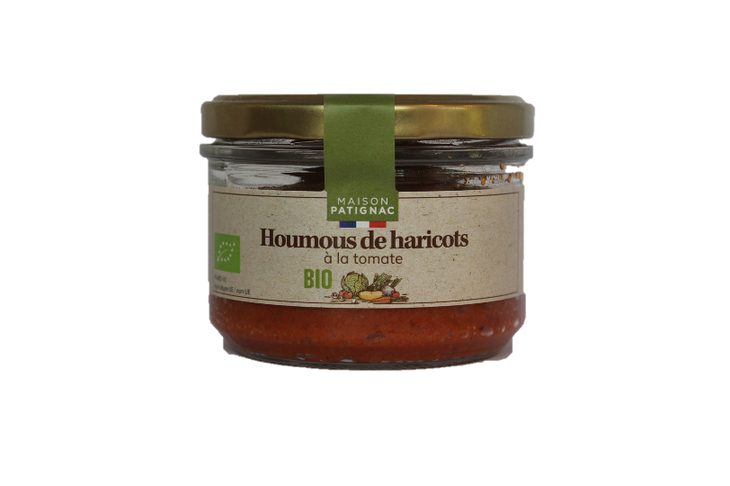 Houmous de haricots a la tomate