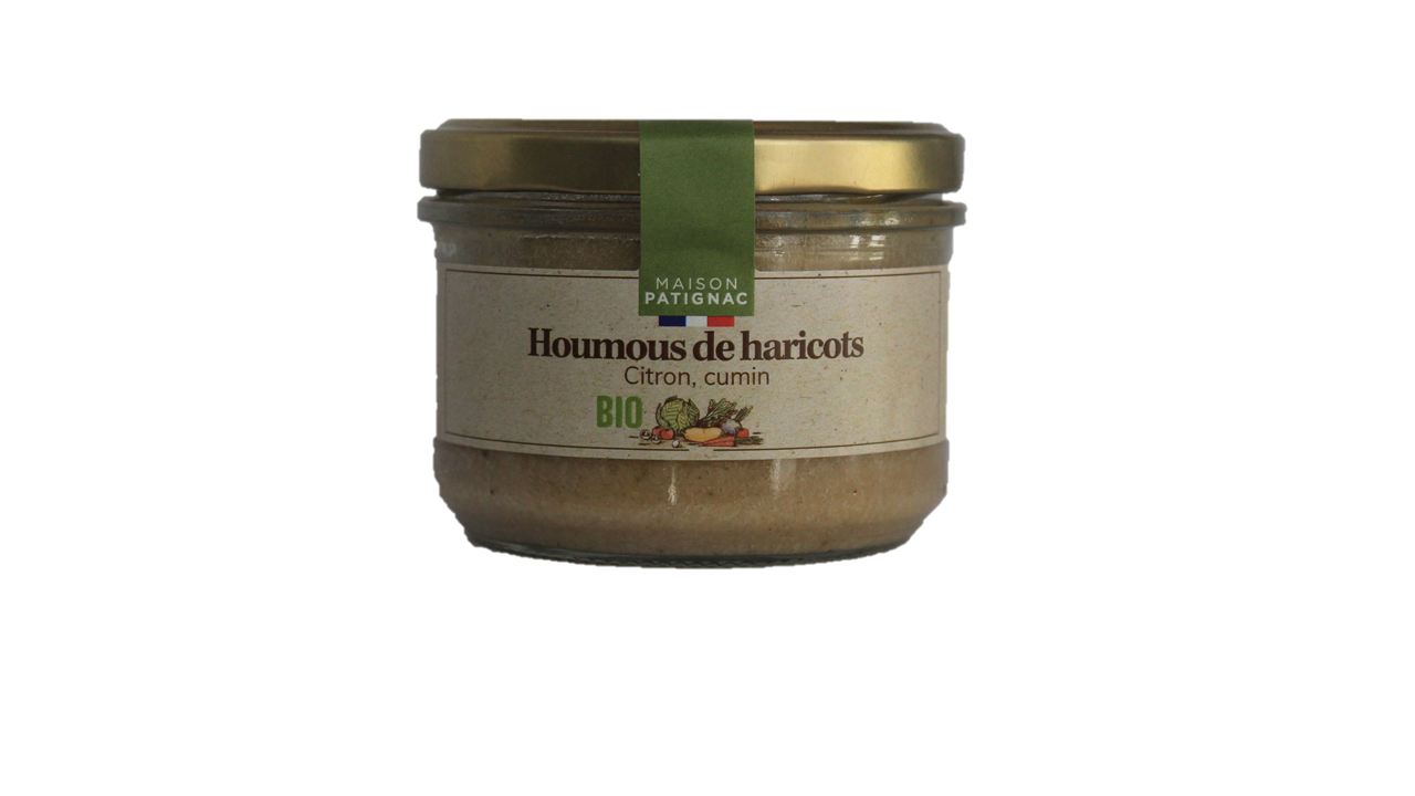 Houmous de haricots citron cumin