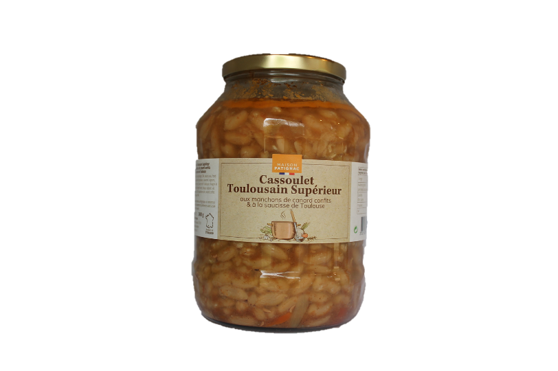 Cassoulet toulouse a la saucisse de Toulouse et porc confit