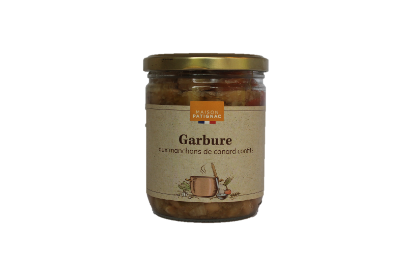 Garbure traditionnelle occitane au manchon de canard confit