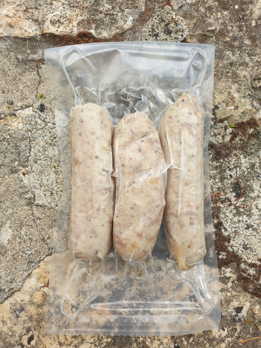 Saucisses de couenne