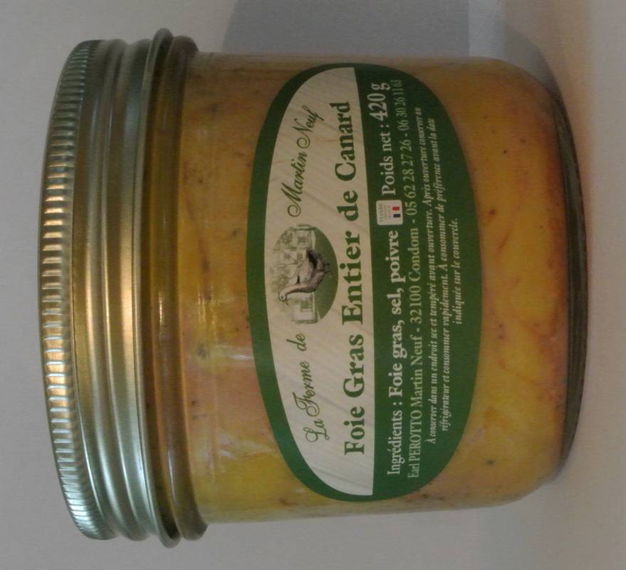 Foie Gras entier de Canard 420g