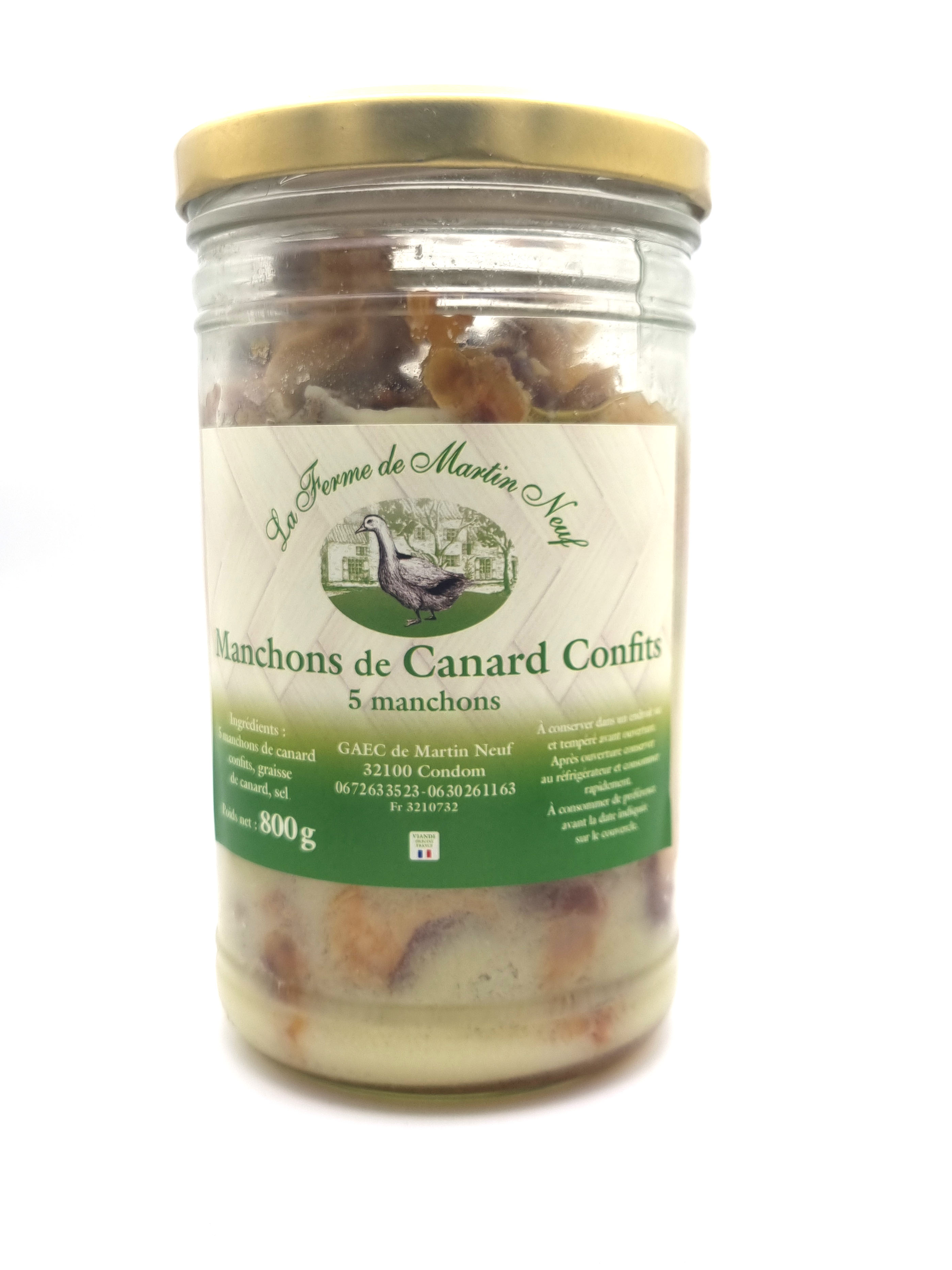 Confit de canard 5 Manchons