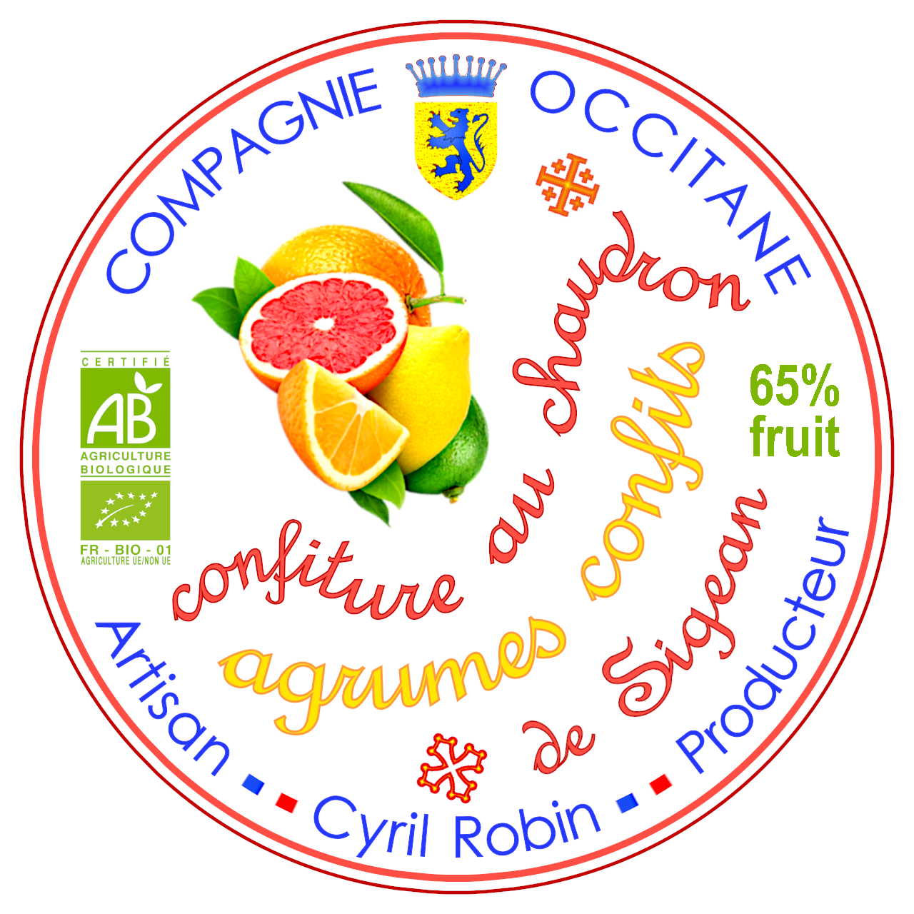Confiture 55% agrumes