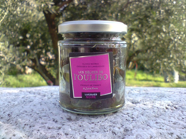 Olives noires au naturel Lucques 110g