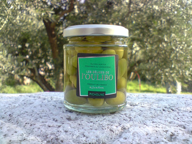 Olives vertes Picholines pasteurisées 110g