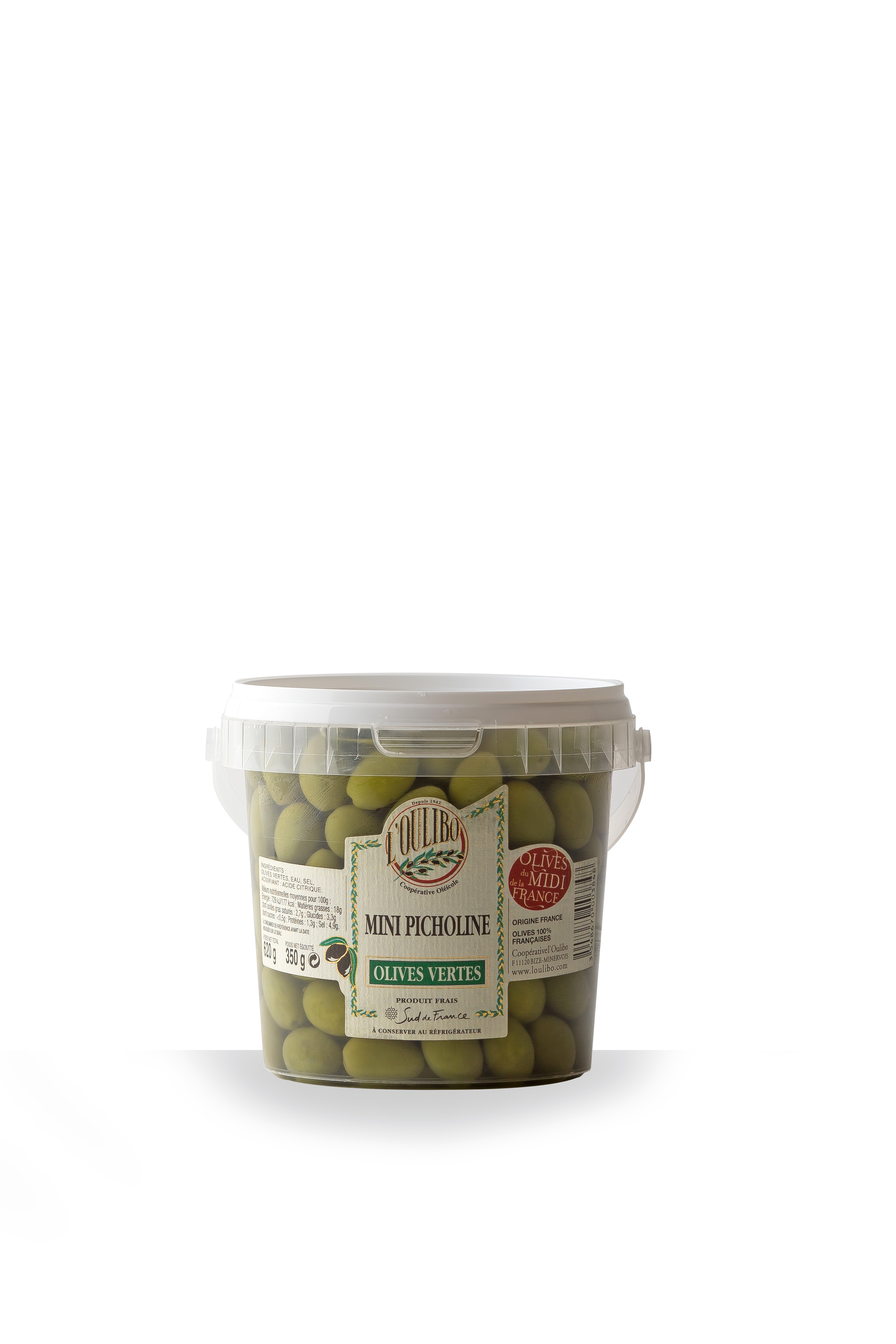 Olives vertes Picholines fraiches
