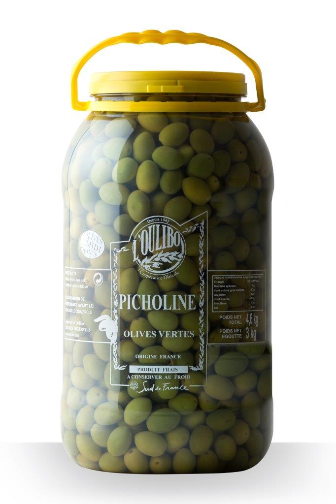 Olives vertes Picholines fraiches