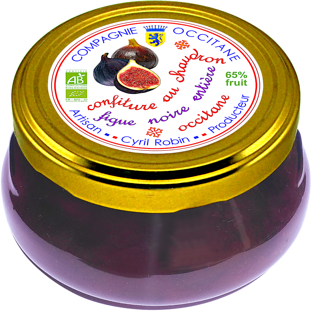 Confiture 65% figue noire entiere