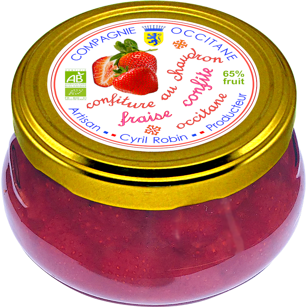 Confiture 65% fraise