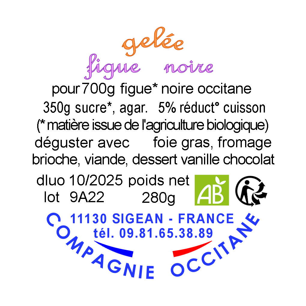 Gelee 65% figue