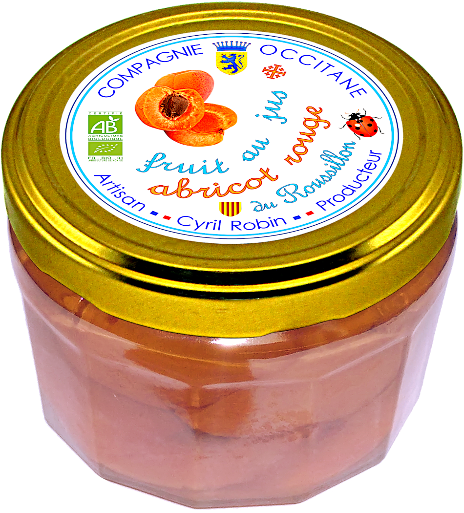 Fruit dans son jus : abricot roussillon