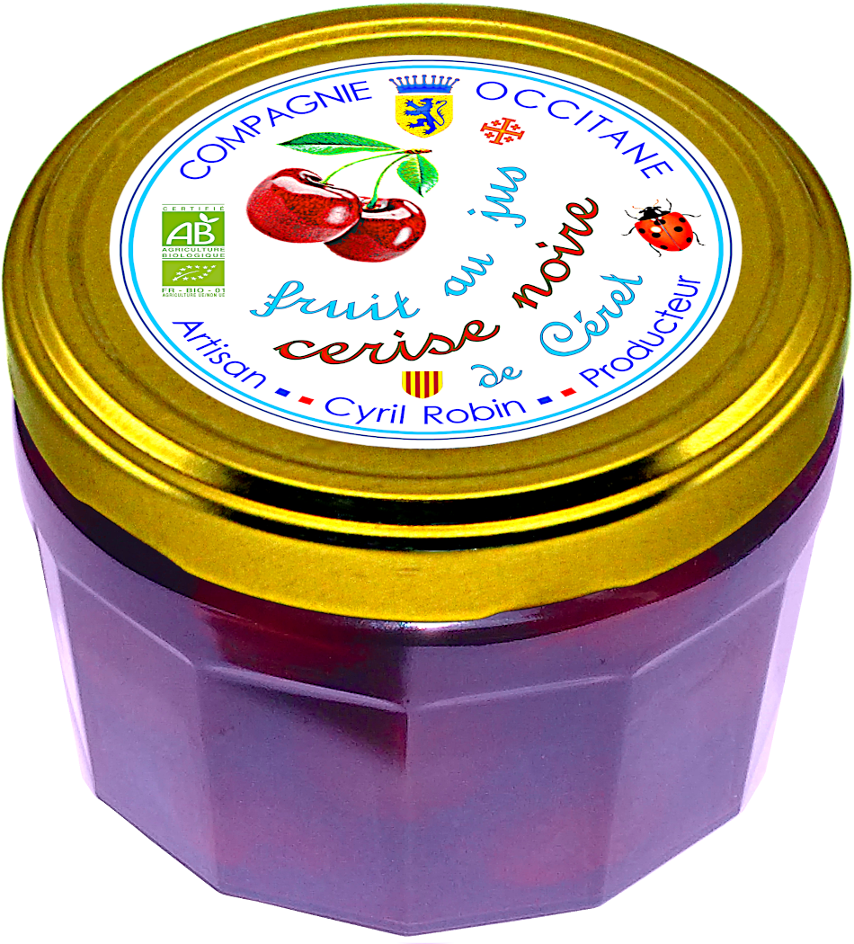 Fruit dans son jus cerise de Ceret