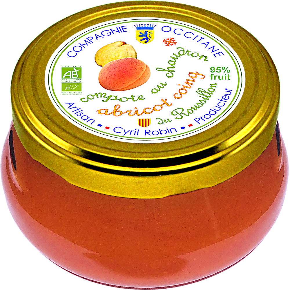 Compote 95% abricot coing