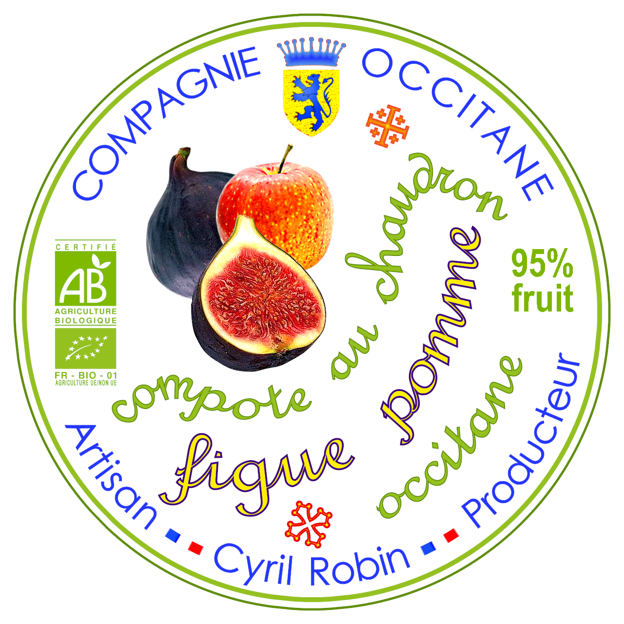 Compote 95% figue pomme