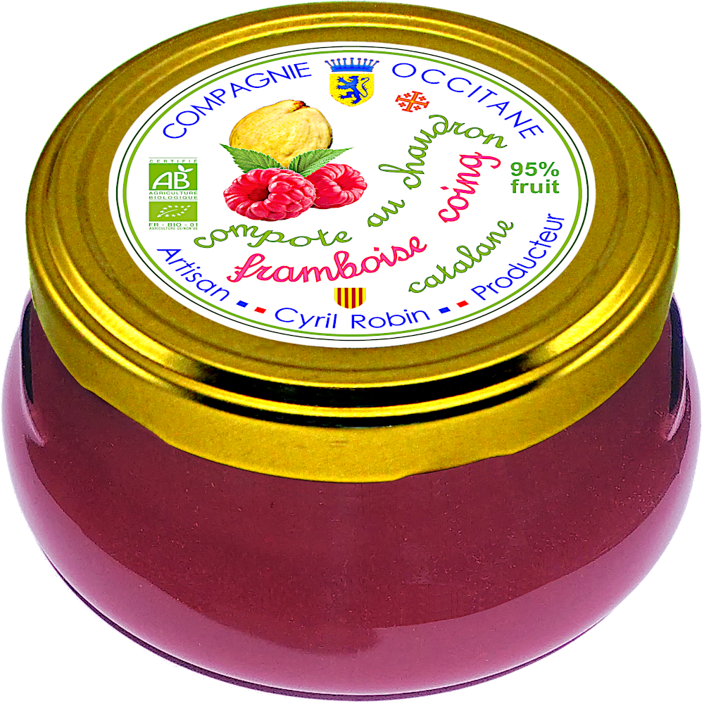 Compote 95% framboise coing