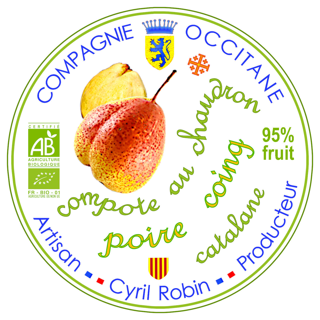 Compote 95% poire coing