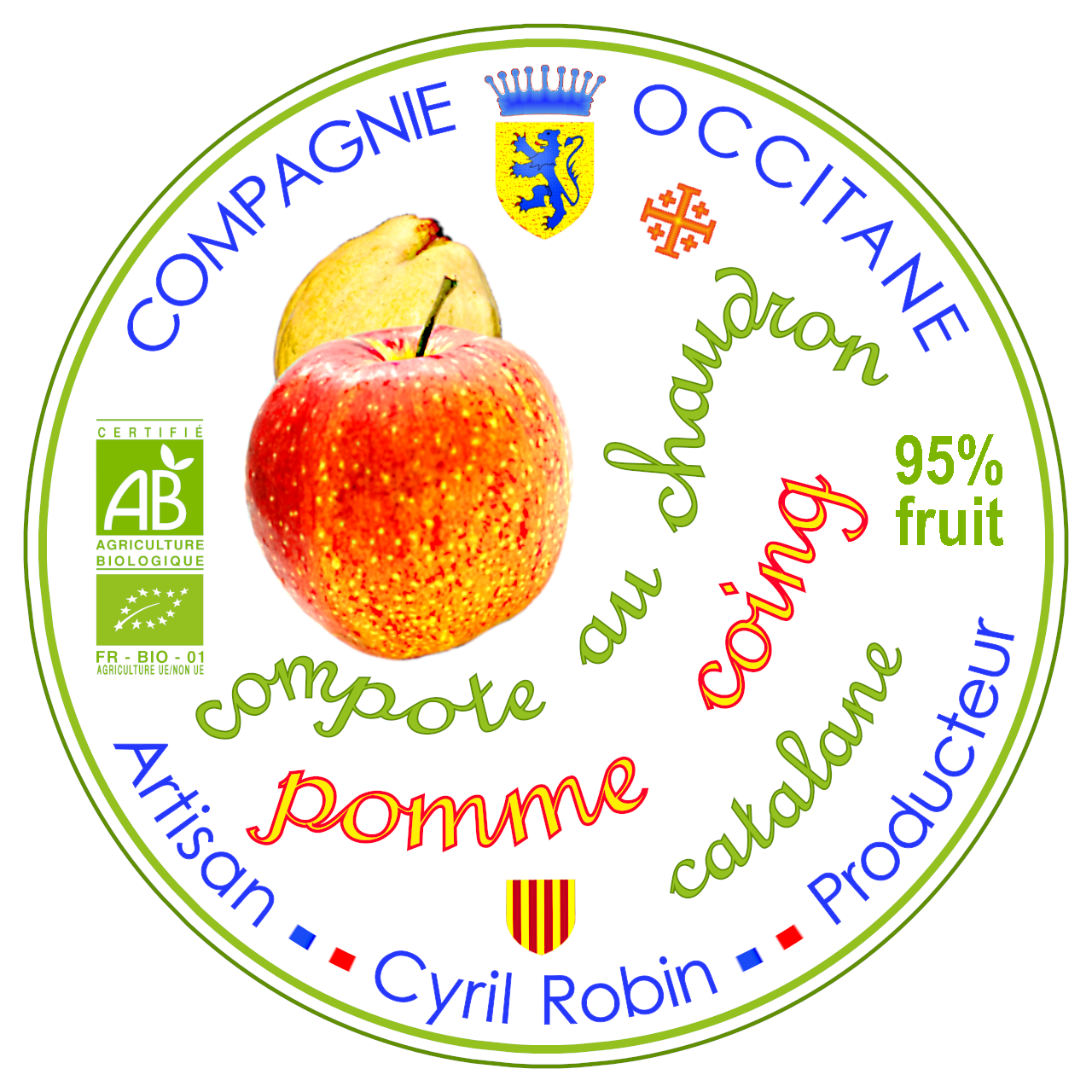Compote 95% pomme coing