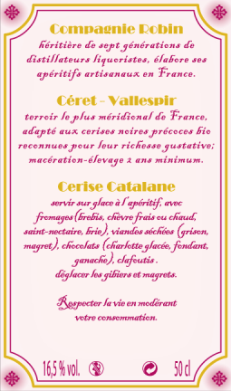 Aperitif cerise catalane