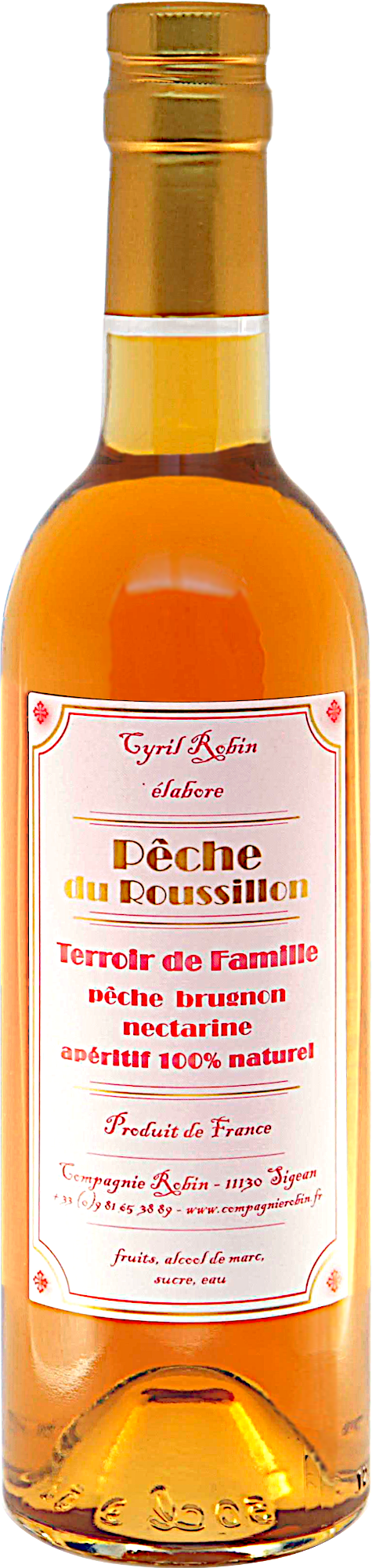 Aperitif peche du roussillon