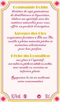 Aperitif peche du roussillon