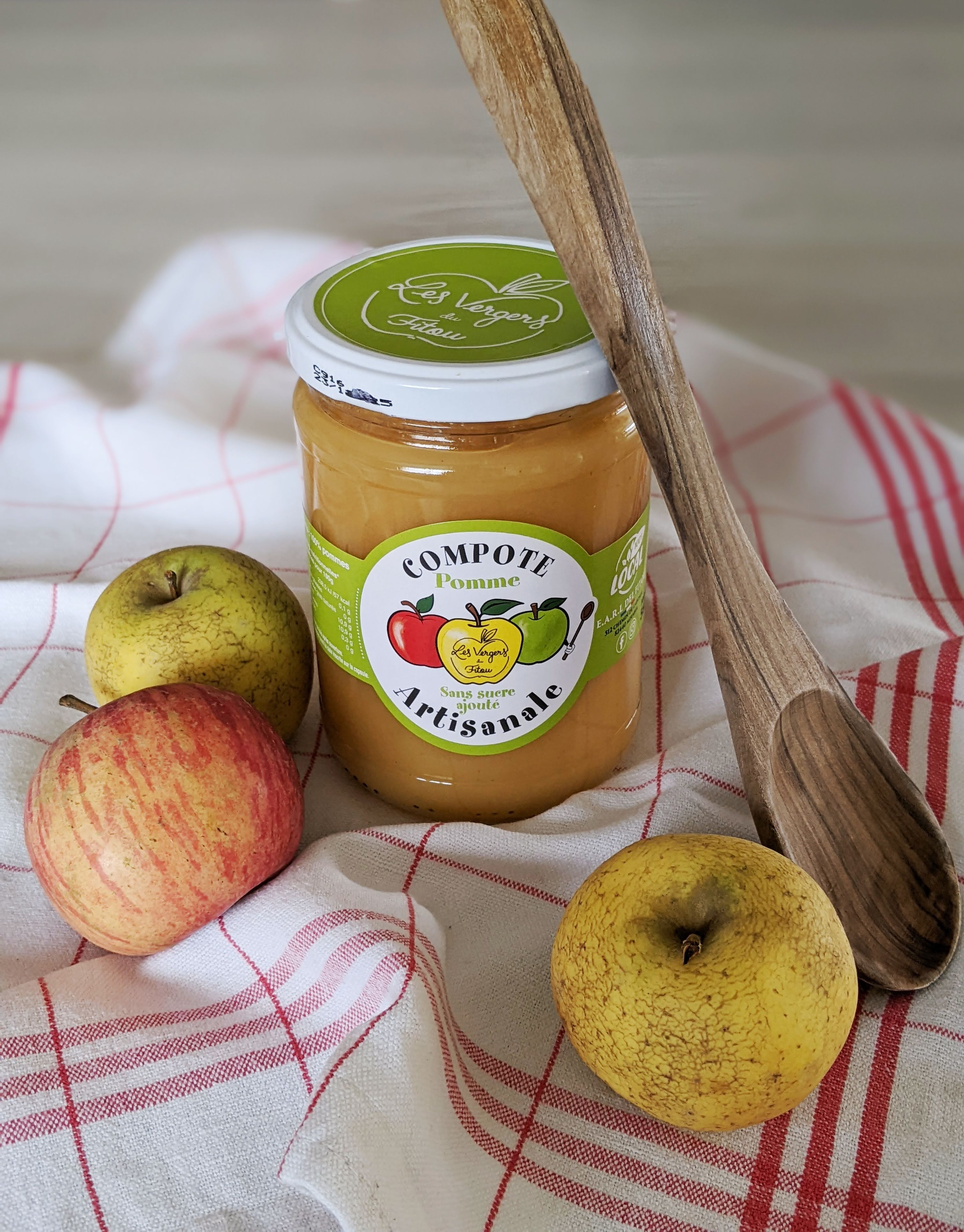 Compote de pomme sans sucre ajoute