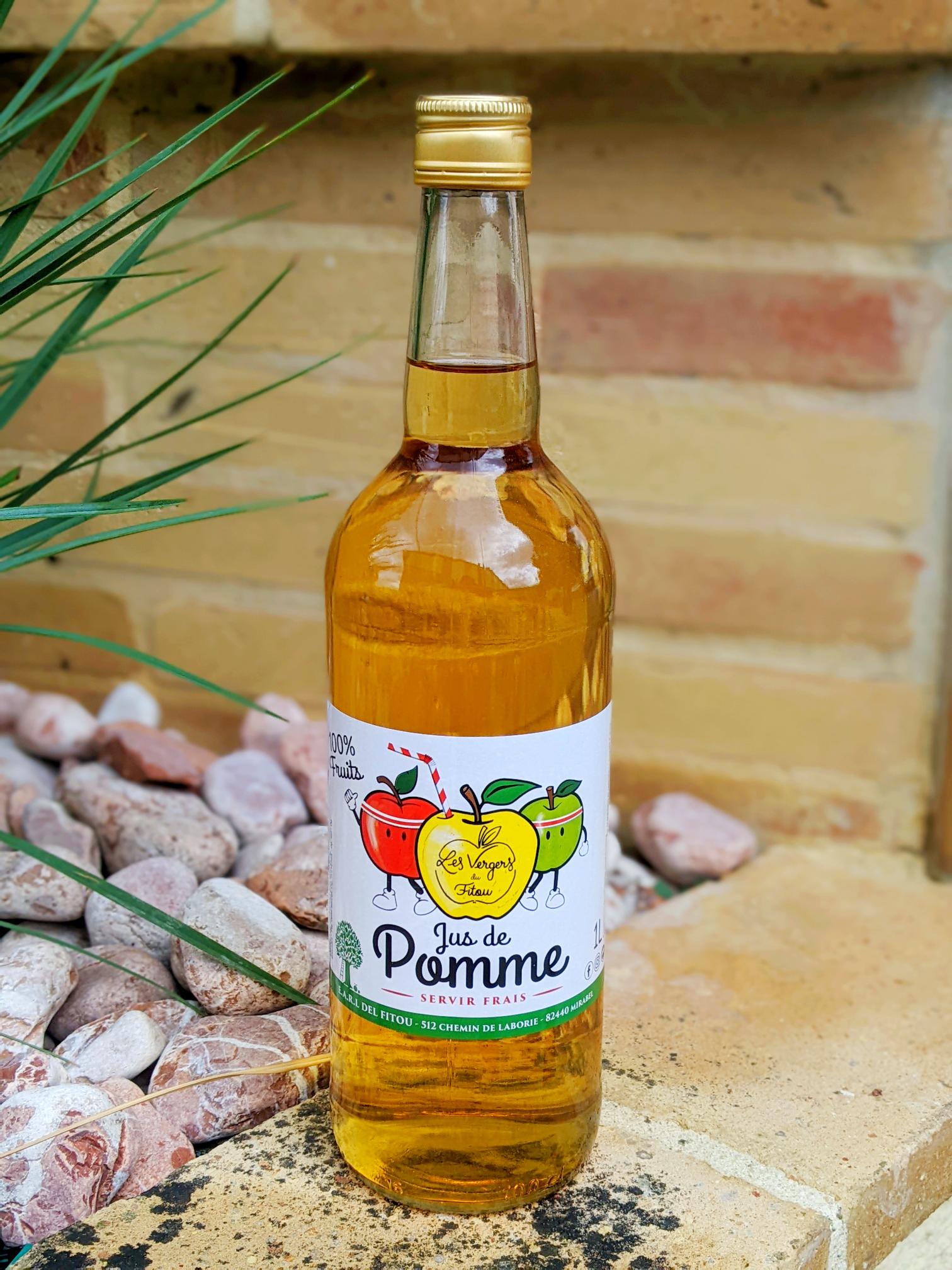 Jus de pomme bouteille