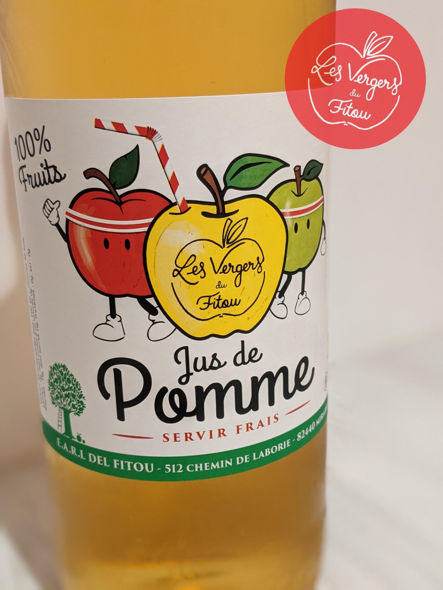 Jus de pomme bouteille