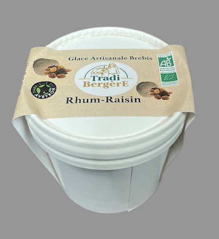 Glace Rhum-Raisin Tradi-Bergere